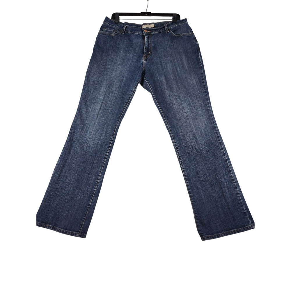 Levi's 550 Relaxed Boot Cut Jeans Women 12 Blue Excellent Medium Wash Denim
